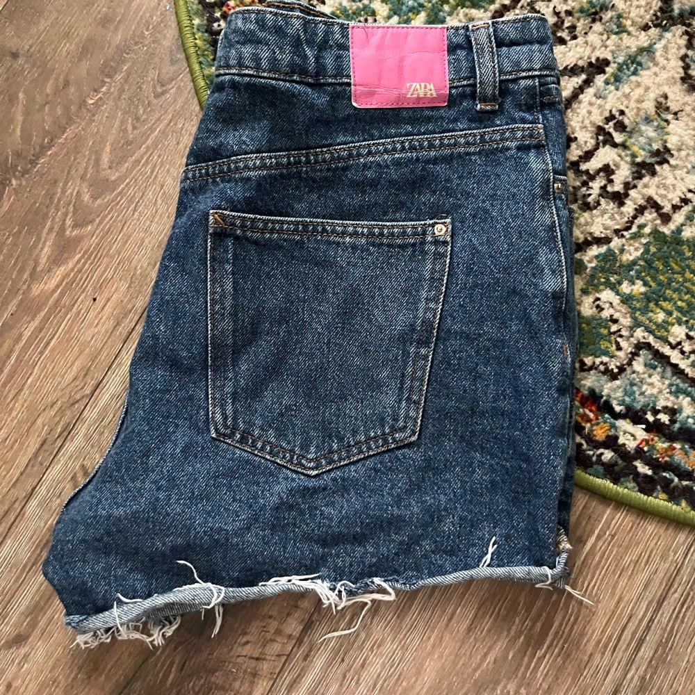 Zara Classic Blue Denim Shorts